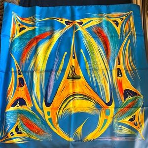 Hermes Silk scarf “La Tour Eiffel S’Envole” 90